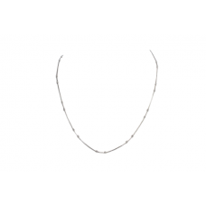 Charm Chain Necklace Sterling Silver 925 Handmade Designer Unisex Men Women D868